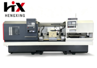 Tour CNC à banc horizontal Hengxing, moyenne capacité, à broche unique, haute précision, automatique, haute sécurité