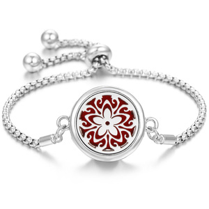 Diffuseur d'huiles essentielles en acier inoxydable, bracelet porte-parfum - Product Image 4