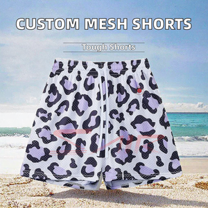 High Quality Custom Men's 5 Inch Basketball Shorts Full Print Double <b>Layer</b> Polyester Mesh Sublimation Design Manufactured Blank - Product Image 3