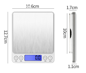 Balance de cuisine numérique ABS de la marque <span class=keywords><strong>Matou</strong></span> avec écran LCD et précision de 0,01 g, garantie 1 an - Product Image 3