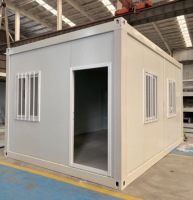 Maison préfabriquée mobile à montage rapide, cabine de garde temporaire pour chantier de construction