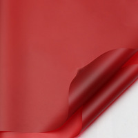 20 pièces/paquet, papier d'emballage pour bouquet de fleurs coréen, couleur unie, imperméable, recouvert de PVC recyclable