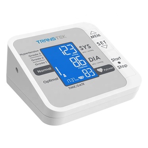 TRANSTEK mesin BP lengan atas, monitor tekanan darah otomatis elektronik digital dengan kapasitas memori 2*199 + tamu - Product Image 1