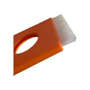 Manico in plastica in acciaio inox aghi protetti pidocchi pidocchio pidocchio pettine con Nylon spazzola autopulente - Product Image 5