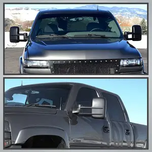 Towing Mirrors Compatible mit 1999-2002 Chevy Silverado GMC Sierra 1500 2500 3500, Power Heated Telescoping Tow Mirrors