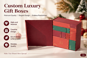 Cajas de Regalo Ecológicas para Navidad, Multitamaño, Plegado Preciso, Estructura Interior Resistente, Diseño Personalizado, Caja de Regalo de Temporada - Product Image 4