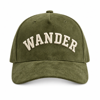 Casquette de baseball brodée 3D en velours suédé inaltérable, certifiée CE, conforme RoHS, inscrite à l'AQL, pour le streetwear, vente en gros directe usine