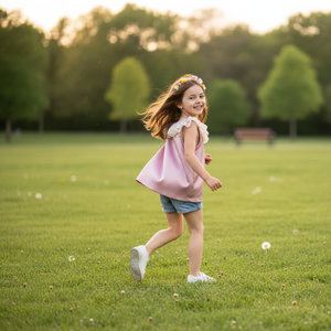 Set di pantaloncini per <span class=keywords><strong>bambina</strong></span>, t-shirt senza maniche Summer Times, pantaloncini con stampa di anguria/fiori, abiti per bambine - Product Image 5