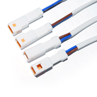 Kabel Konektor Listrik Tahan Air SYK Automotive 2/5/6PIN Adaptor DIN Konduktor Tembaga Murni Isolasi PVC Tahan Tegangan 250V