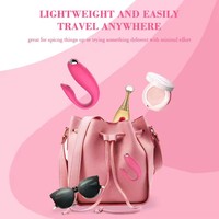STELLAR PATH Damen U-förmiger Slip-Vibrator aus Silikon + ABS-Material mit Anpassbarer Frequenz, Spermizidfrei für Vibration