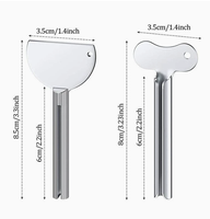 Presse-tube manuel en métal pour dentifrice, peinture, coloration capillaire, crème, cosmétiques, en forme de clé, moderne, pour salle de bain, vente en gros