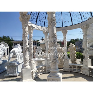 <span class=keywords><strong>Giardino</strong></span> esterno moderno prodotti in pietra grande intagliato a mano Gazebo in marmo <span class=keywords><strong>giardino</strong></span> pietra prezzo - Product Image 4
