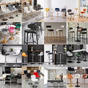 Fauteuil confortable en velours capitonné en forme de fleur moderne, fauteuils de salon en velours - Product Image 6