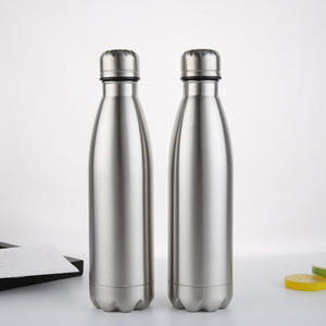 Sport Potable Réutilisable 500Ml Double Paroi Cola Bouteille D'eau En Métal Isolé En Acier Inoxydable Bouteilles D'eau Chaude - Product Image 1