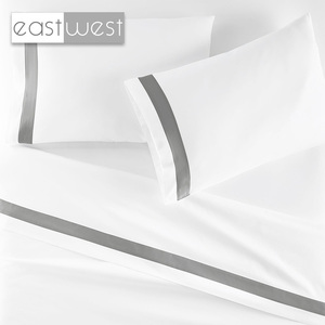 Westin khách sạn bộ đồ giường tấm bông hữu cơ Ribbon biên giới 600 TC Nữ Hoàng Vua số lượng lớn Bộ sưu tập phong cách phương Tây thiết kế - Product Image 3