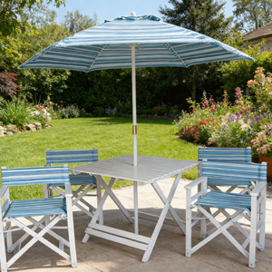 Exquisitos Conjuntos de Mesas de <span class=keywords><strong>Jardín</strong></span> de Madera Dura China para <span class=keywords><strong>Terraza</strong></span>, Té de la Tarde, Comidas Ligeras <span class=keywords><strong>y</strong></span> Reuniones Informales, Venta Directa de Fábrica - Product Image 1