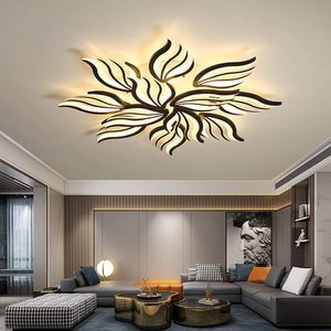 Retro đèn lịch thi đấu LED trần ánh sáng Dimmable phòng khách đèn điều khiển từ xa màu sắc thay đổi phòng ngủ hiện đại trần chiếu sáng - Product Image 2