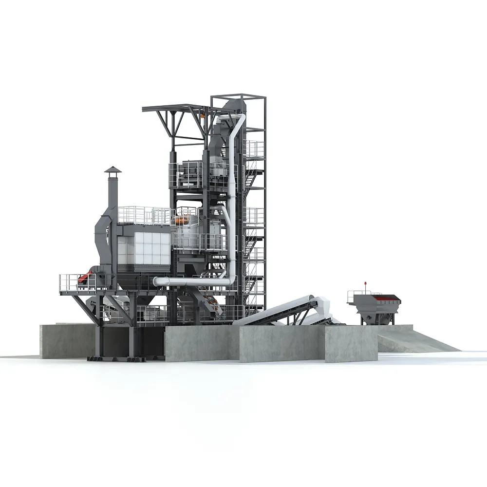 240th Asphalt Mixing Plant with coal burner