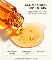 Ampoule liquide raffermissante et hydratante pour le soin de la peau du visage, à base de Centella, vitamine C, hyaluronate de sodium et astaxanthine, marque privée OEM/ODM