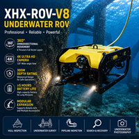 Système professionnel de soutien aux secours en rivière et en mer avec robot sous-marin équipé d'une caméra HD, ROV, profondeur maximale de 350 m, étanche IP68