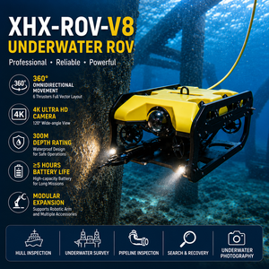 Sistema Profesional de Rescate en Ríos y Océanos con Robot <span class=keywords><strong>Submarino</strong></span> con Cámara HD <span class=keywords><strong>ROV</strong></span>, Profundidad Máxima de 350 m, Resistente al Agua IP68 - Product Image 5
