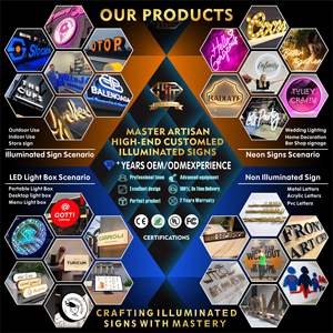 Letrero de Neón Multicolor OPEN, Letras Decorativas 3D, Luz de Neón Flexible LED, Letrero Acrílico para Bodas, para Colgar/Tornilar/Soportar en Edificios, Bares - Product Image 6