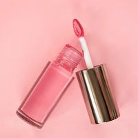 Emballages pour gloss à lèvres, tubes en verre pour gloss à lèvres, flacons personnalisés vides de 10 ml, bouchon à vis, marquage à chaud