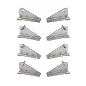 Bisagras para puerta de refrigerador S07, modelo J de acero inoxidable, fácil instalación para congeladores de cuatro puertas - Product Image 1