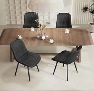 Silla <span class=keywords><strong>de</strong></span> Comedor <span class=keywords><strong>de</strong></span> Tela <span class=keywords><strong>de</strong></span> Lujo Ligero, Moderna, con Asiento Acolchado Suave y Patas <span class=keywords><strong>de</strong></span> Metal, <span class=keywords><strong>para</strong></span> <span class=keywords><strong>Cocina</strong></span> - Product Image 4