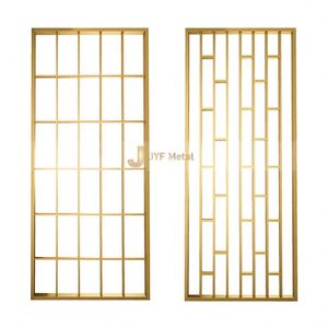 Biombo Decorativo Móvil Translúcido de Acero Inoxidable, Impermeable y Resistente a la Oxidación, Diseño Personalizable para Hoteles, Pasillos y Salones de Banquetes - Product Image 2