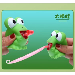 Jouet anti-stress amusant en forme de grenouille ou de dinosaure à mâcher, idéal pour les enfants, cadeaux de Noël et de fête - Product Image 6