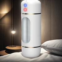 Masturbateur masculin à parois épaisses, doux et lisse, avec massage de la prostate, rechargeable par USB, 9 fréquences, étanche pour un orgasme facile