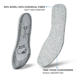 Plantillas De Fieltro Calientes Suaves Para botaş Zapatos Hombre Mujer - Palmilha De inlerno-opcion beheizsosohle - Product Image 1