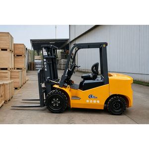 รถยกไฟฟ้า SKY คุณภาพสูง 3000 กก. พร้อมเสาและงาเสริมความแข็งแรง - Product Image 4