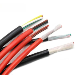 Câble chauffant flexible multibrin haute température 1 AWG 600V pour l'alimentation en cuivre étamé isolé au silicone, conforme aux normes CCC CE - Product Image 1