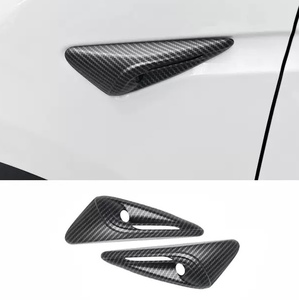 Panneaux de protection de caméra latérale en fibre de carbone ABS style HW4.0 pour <span class=keywords><strong>Tesla</strong></span> Highland <span class=keywords><strong>Model</strong></span> <span class=keywords><strong>3</strong></span> 2025 Juniper <span class=keywords><strong>Model</strong></span> Y - Product Image 1