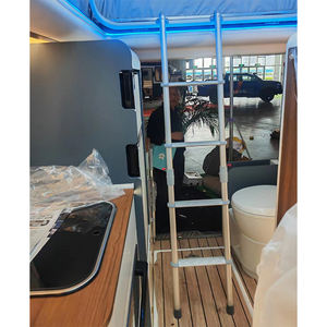 Échelle pliante de camping-car en alliage d'aluminium à haute résistance 4 étapes caravane échelle pliante pour camping-car remorque camping-car - Product Image 6