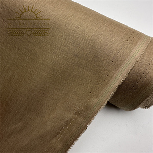 Tissu en lin français 100% pour vêtements <span class=keywords><strong>Lot</strong></span> de stock tissu en lin tissé Delave lavé pur - Product Image 5