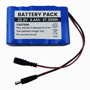 Meistverkaufter 18650 6S2P 22,2V 4400mAh Li-Ionen 4,4Ah Akku-Pack mit PCB und DC5521-Anschluss für Elektronikprodukte - Product Image 2