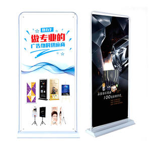 โฆษณากลางแจ้งโปรโมชั่น Windproof ฉีดน้ำฐานประตูรูปร่างยืนแบนเนอร์ที่กำหนดเองพร้อมขาตั้ง - Product Image 4
