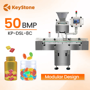 DG 8 Channel Capsule Counting Machine Online KP-DSL-8 Automatic Rectangle Tablet Counter - Product Image 1