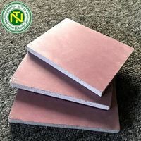 Plafond en plaques de plâtre à motifs fibreux décoratifs isolés et insonorisés pour cloisons sèches d'ignifugation étanche Prix