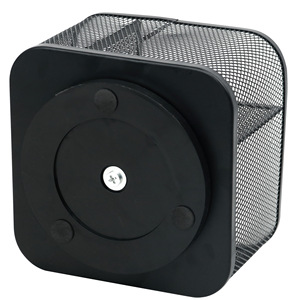 Organisateur de bureau rotatif carré en métal élégant support de stylo rotatif élégant pour porte-stylo de bureau à domicile pour crayons pinceaux de maquillage - Product Image 4