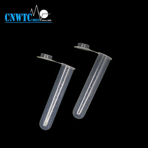 Tubo de Centrifugação PP Transparente de <span class=keywords><strong>10ml</strong></span> / 7ml / 5ml / 2ml com Tampa e Graduação Moldada, Certificado CE - Product Image 2