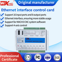 Tarjeta de Control de Movimiento Ethernet WiXHC MK4-ET Mach3 de 4 Ejes, Controlador de Movimiento CNC MACH3, Placa de Interfaz con Puerto LAN y Puerto ET
