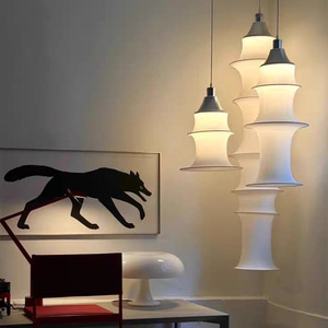 Lustre en fer forgé de style japonais, hauteur réglable, lampe artistique personnalisée pour magasin de vêtements, bureau, chambre d'hôtes - Product Image 3