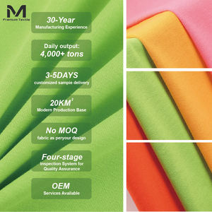 Tissu en coton recyclé certifié Eco, matière durable pour vêtements, conforme Oeko Tex, <span class=keywords><strong>jersey</strong></span> extensible doux, marques de mode 802 # - Product Image 2