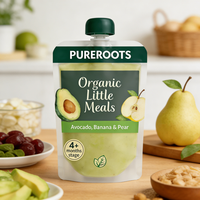 Pochette à bec verseur personnalisée de qualité alimentaire pour purée de bébé, lait, jus, gelée, emballage liquide