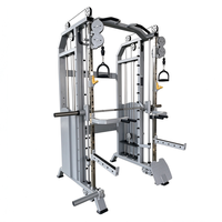 Machine de musculation multifonctionnelle Smith pour squats et crossover, équipement de fitness professionnel à structure en acier pour salle de sport