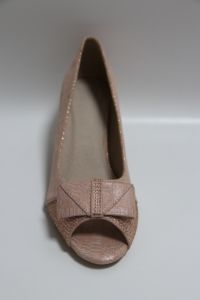 Kadınlar İçin Serpantin Desenli Papyon Detaylı Sivri Burun Kalın Topuklu Ayakkabılar Büyük Beden Yüksek Topuklu Abiye Ayakkabılar Günlük Rahat Giyilebilir Ofis Ayakkabıları - Product Image 4